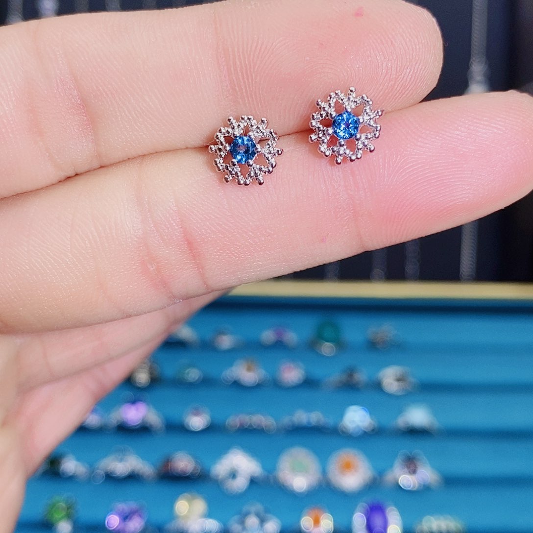 紫晶珠宝半成品银S925镶嵌