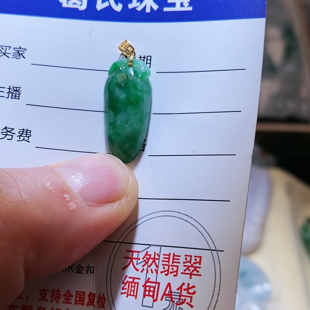 翡翠颈饰未镶嵌翡翠14