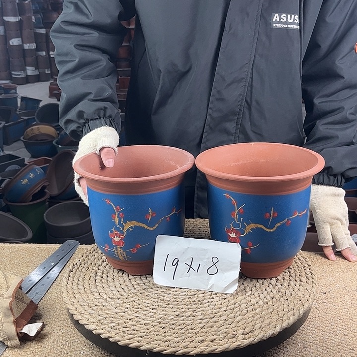 紫砂花盆紫砂花盆