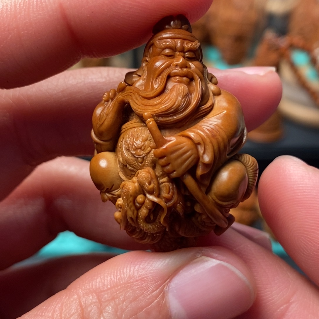 手串/手链橄榄核2.7马越辉金标御龙关公