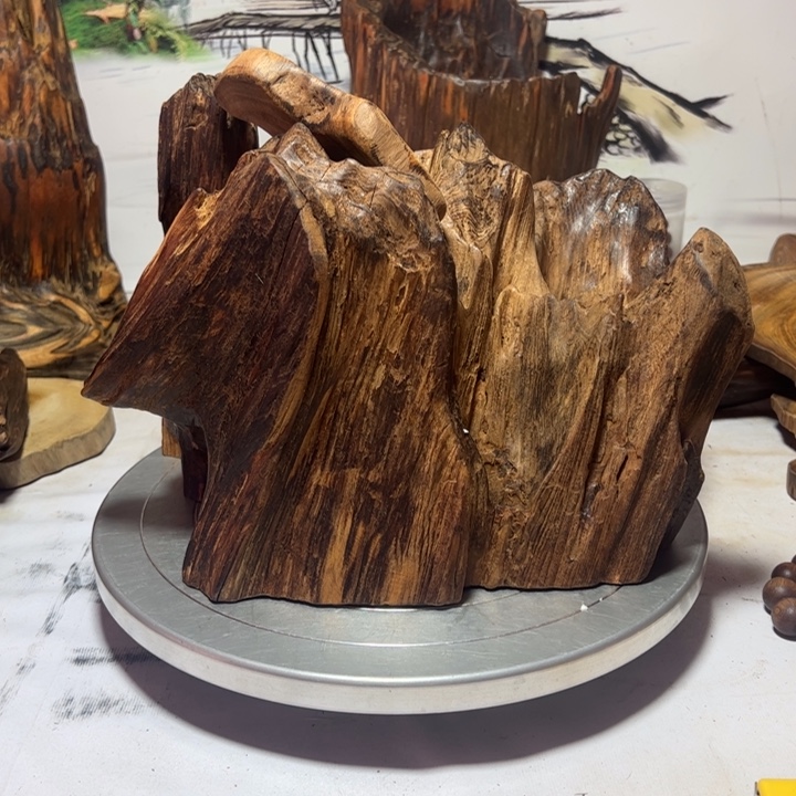 手***0木一物一拍风化摆件368元