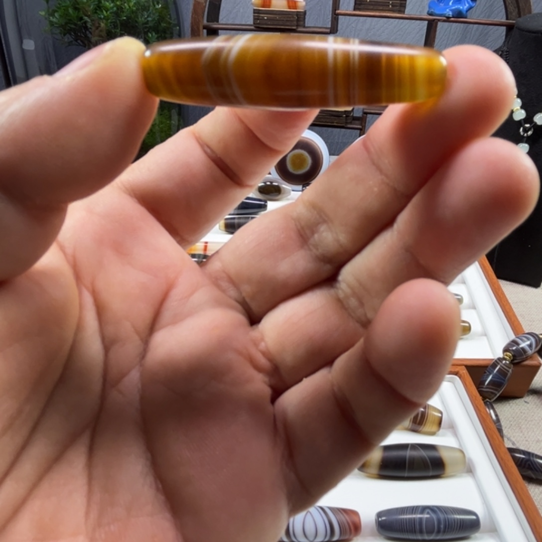 高***龙玛瑙/玉髓未镶嵌颈饰