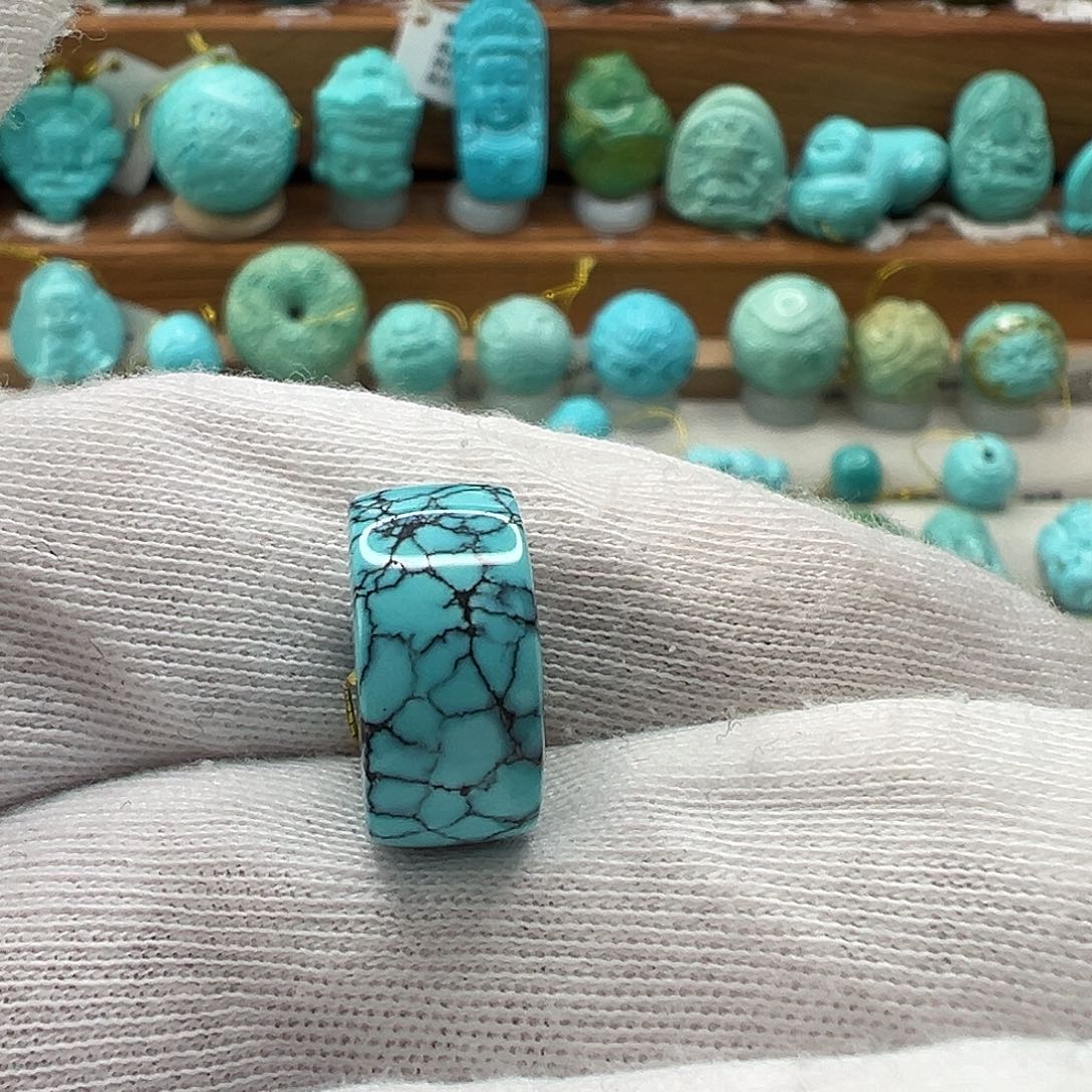 绿松石直切珠 未镶嵌