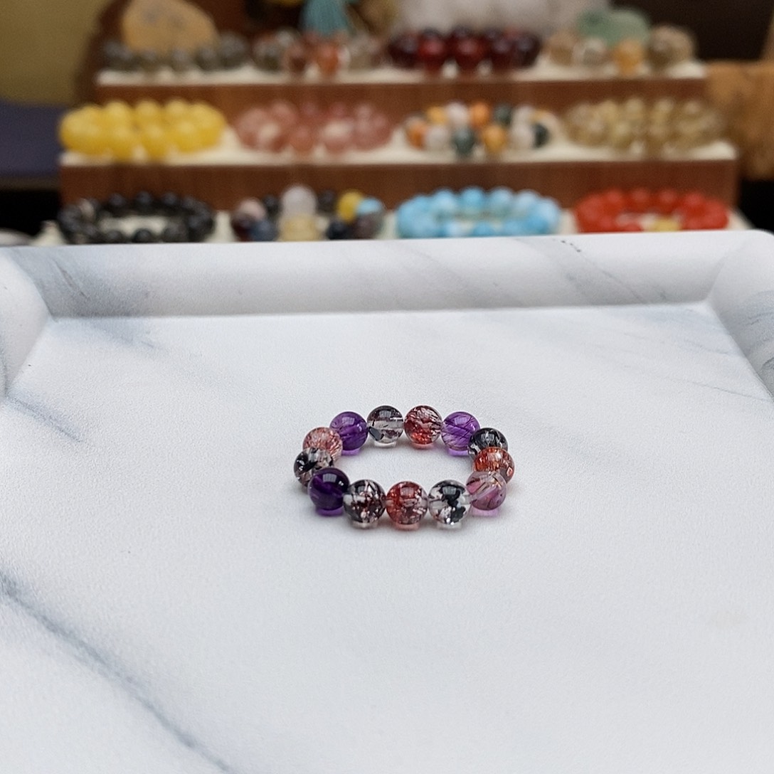 未镶嵌戒指水晶戒指