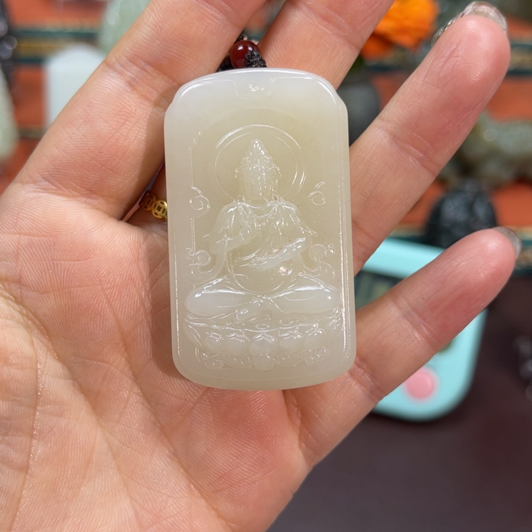 和田玉挂件未镶嵌石*山