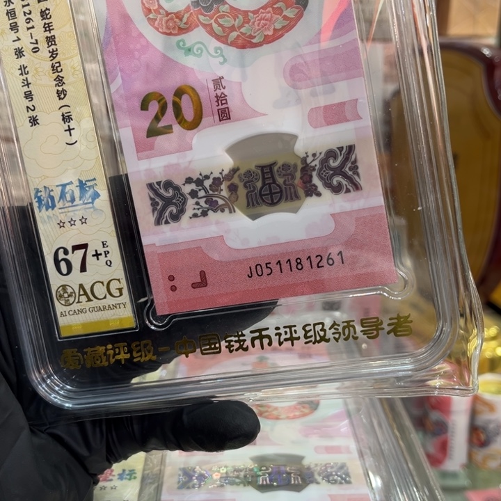 塑料67蛇钞朦胧标051181261