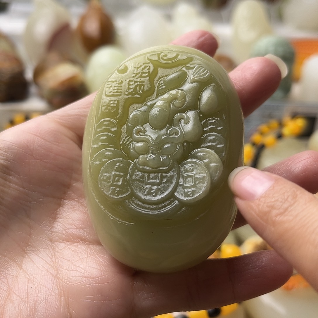 石材古青石不退换貔貅