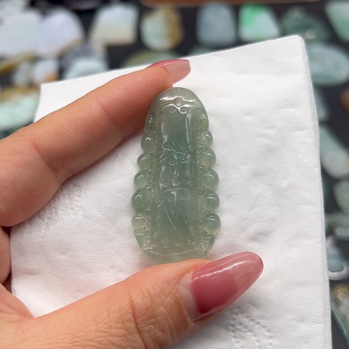 【闪购商品】翡翠颈饰未镶嵌竹节