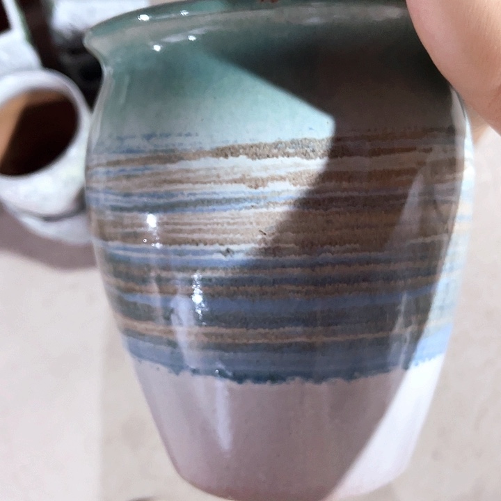 紫砂花盆口径17高度21一只小瑕疵