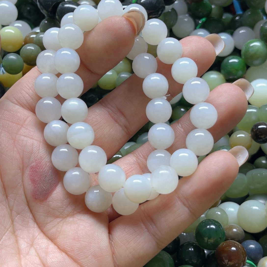 和田玉手链未镶嵌