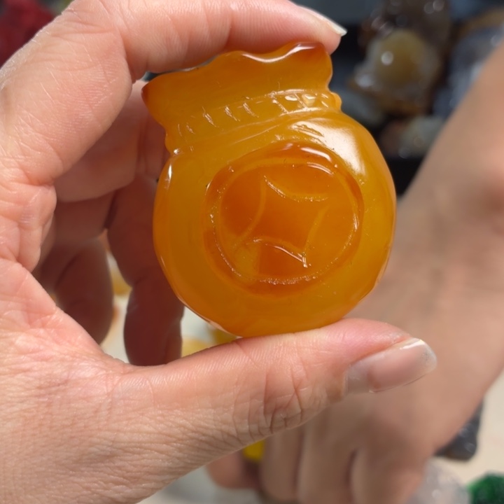 玛瑙/玉髓未镶嵌吊坠(不含链)