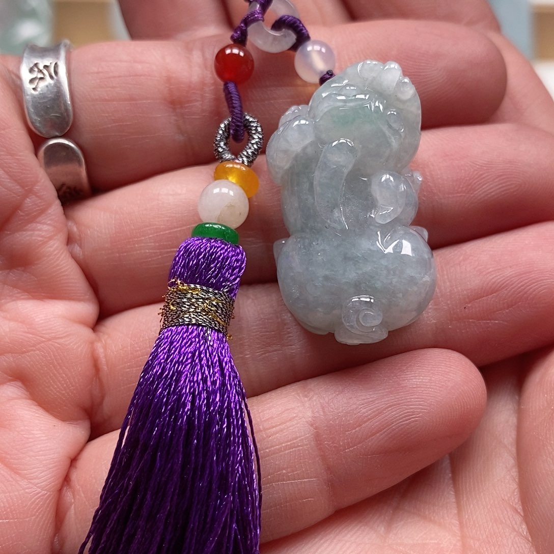 翡翠吊坠(不含链)未镶嵌貔貅