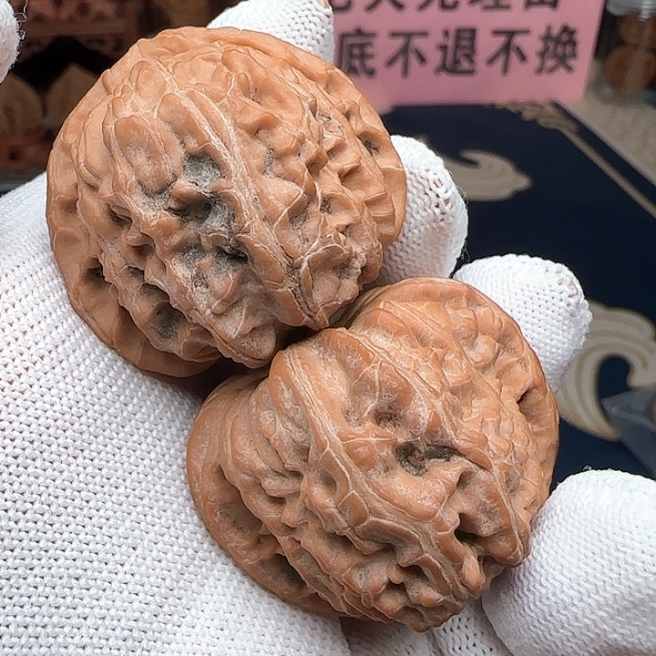 文玩核桃吊坠全品三角白41