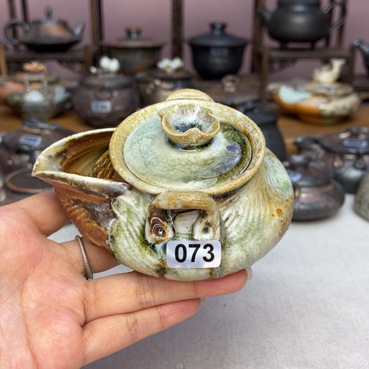 壶裸柴烧陶瓷茶具