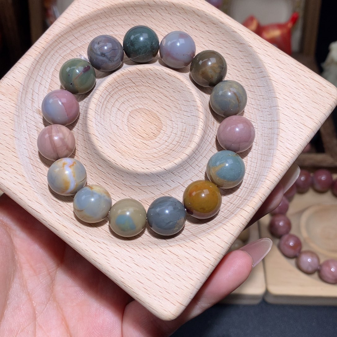 石英质玉（非洲翠）未镶嵌手链