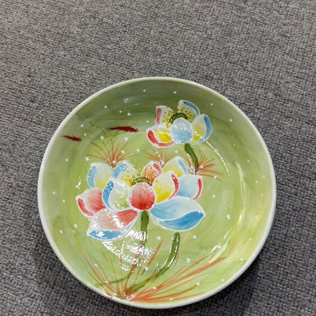 景德镇手绘高温釉下彩陶瓷茶具