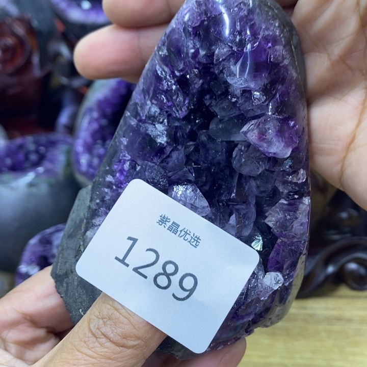 戚紫水晶1289未镶嵌水晶