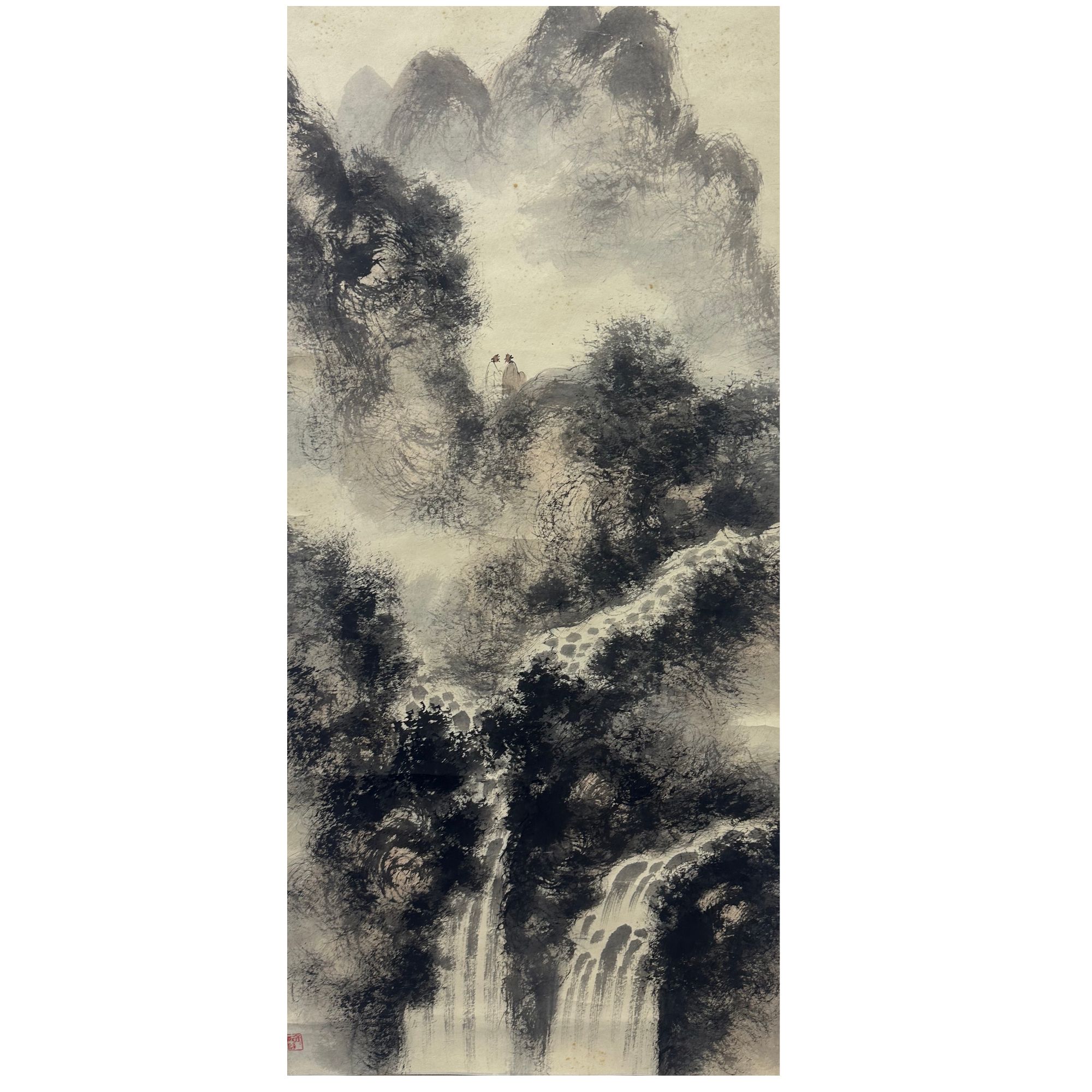 FBS款山水立轴136x67 8.2平尺