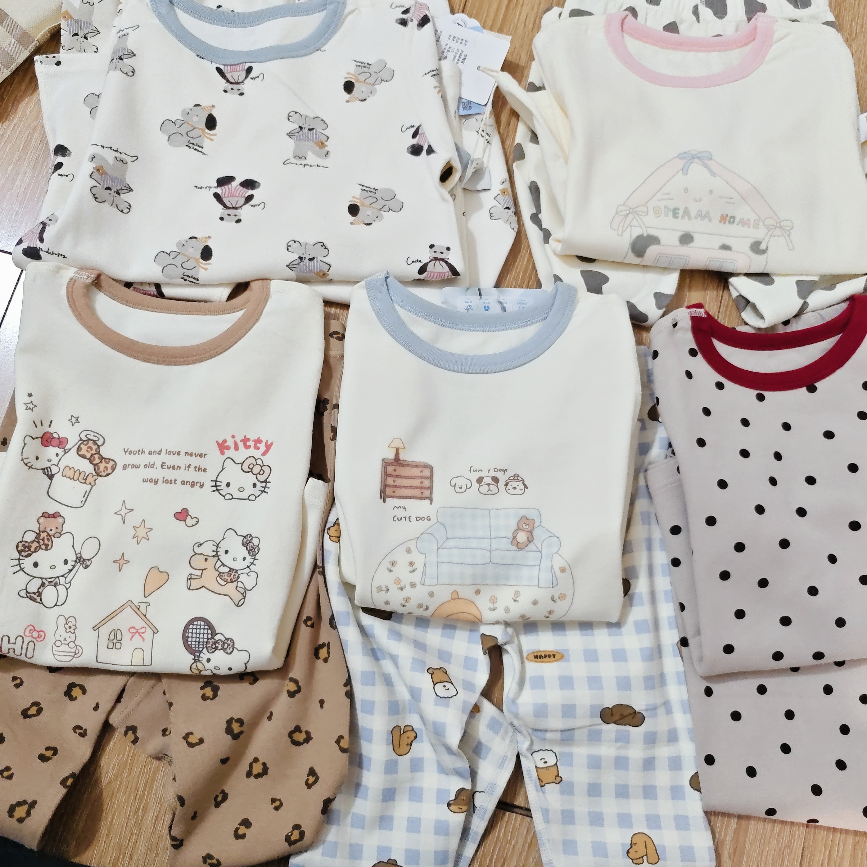 【福利款】福袋 大小卷新款 秋冬拉架 家居服套装 秋衣秋裤睡衣