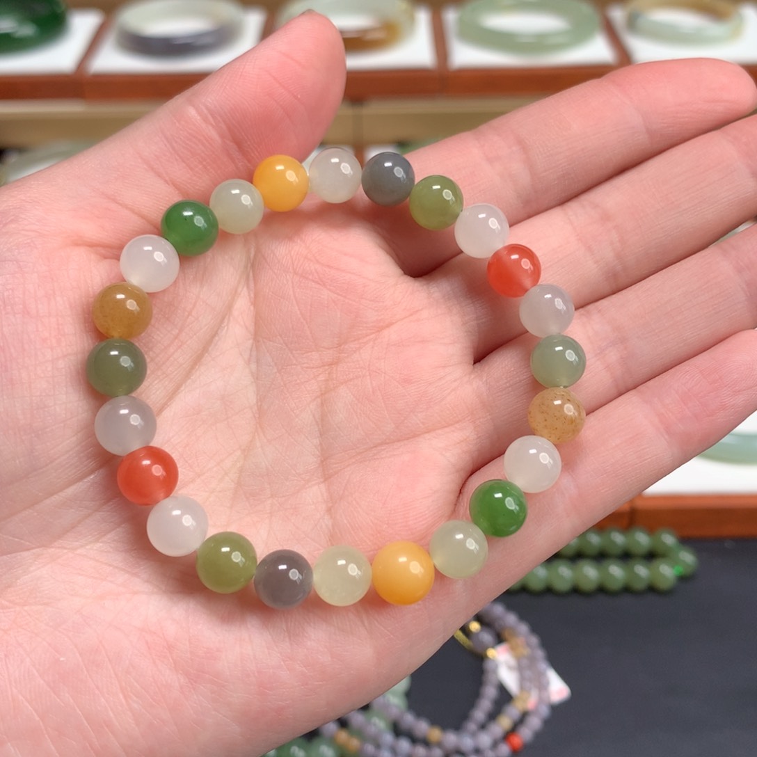 和田玉手串未镶嵌