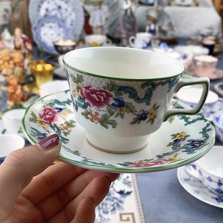 中古欧瓷瓷器小房子