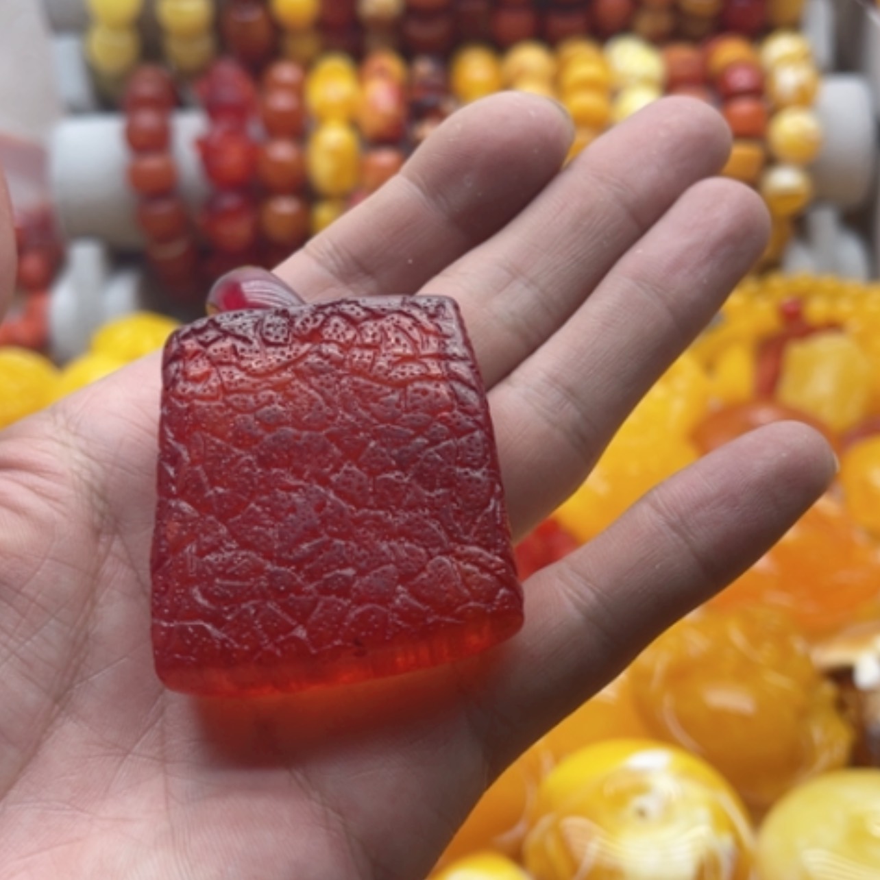 【闪购商品】蜜蜡项链未镶嵌宁****7蜜蜡原矿