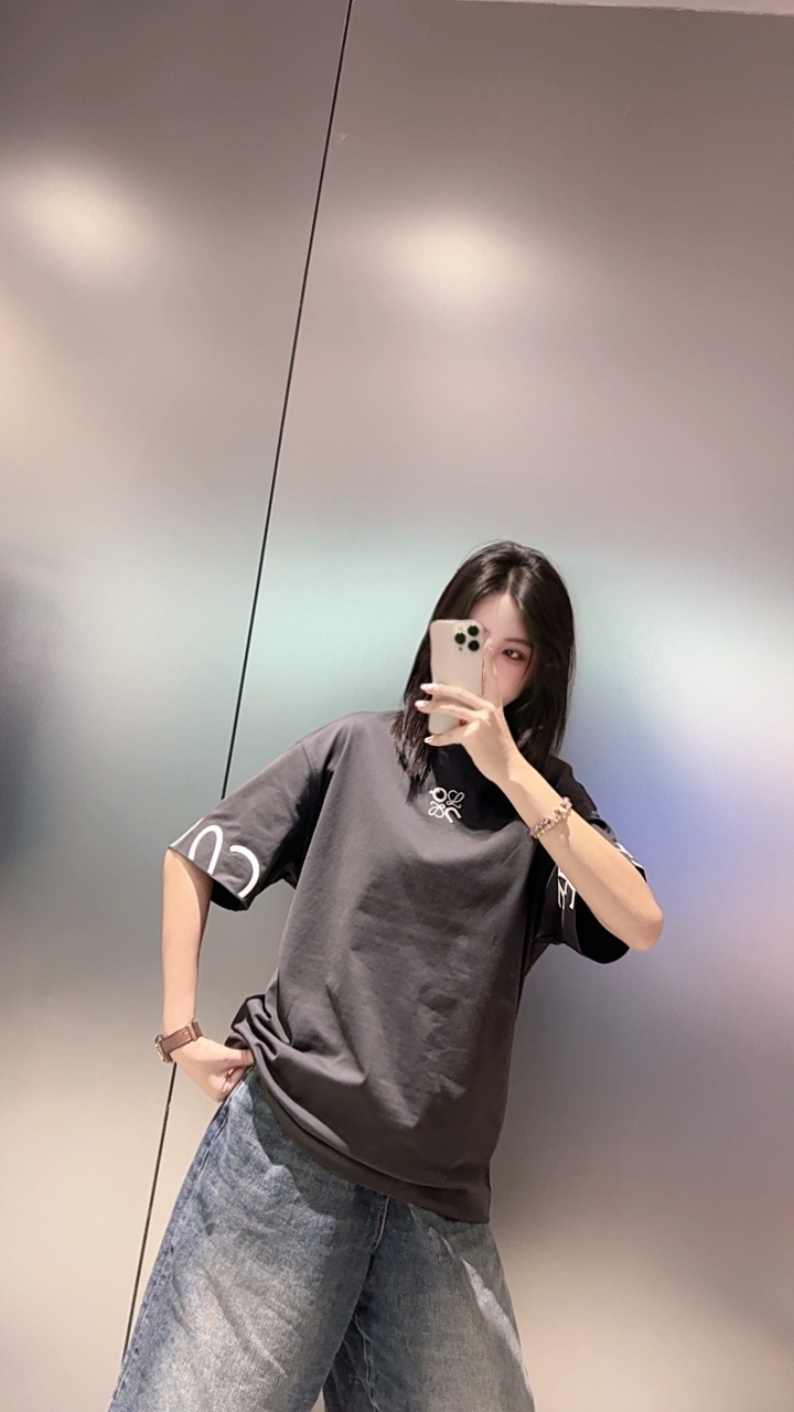 【小颖-W1516】韩版时尚宽松圆领短袖T恤