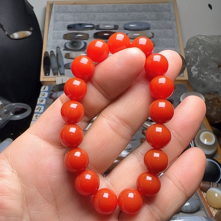 玛瑙/玉髓手串未镶嵌