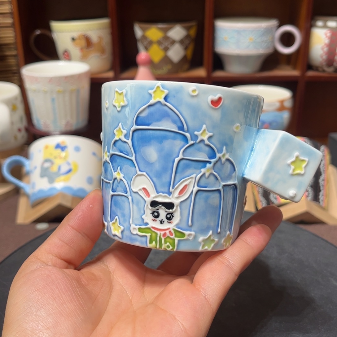 陶摆件景德镇陶瓷马克杯