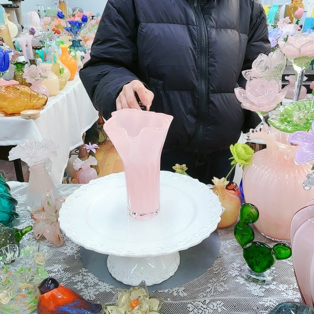 福利不退不换琉璃花瓶艺术品