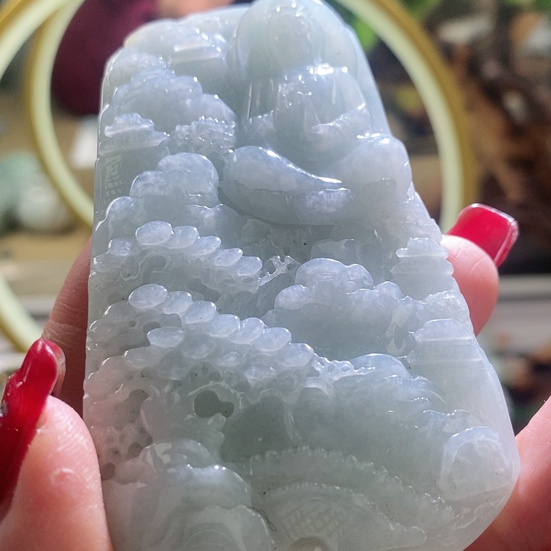 【闪购商品】翡翠颈饰未镶嵌观音