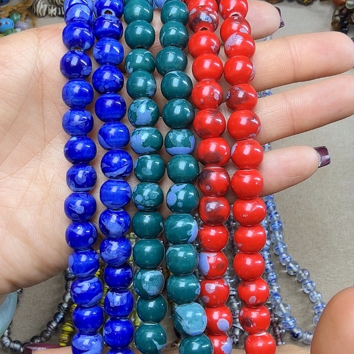 琉璃颈饰琉璃琉璃