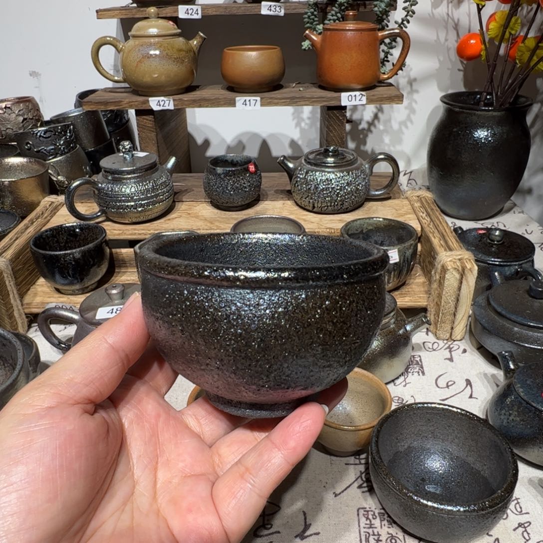 壶0*6建水紫陶紫泥柴烧杯