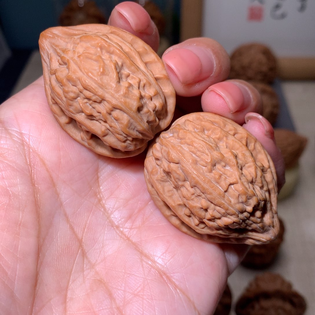文玩核桃把件瓷瓶鸭嘴