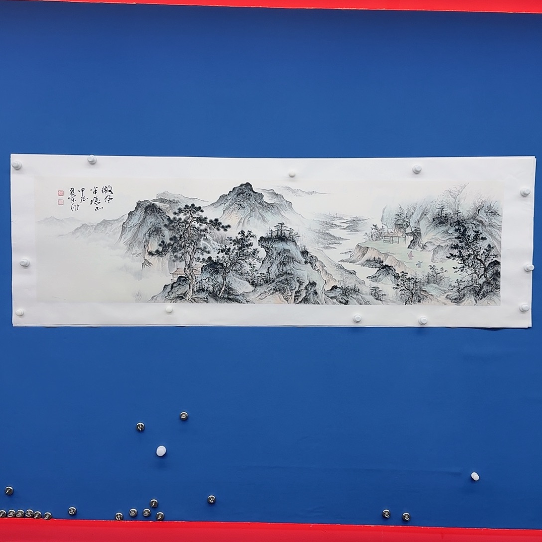 国画多次参加国内外大型