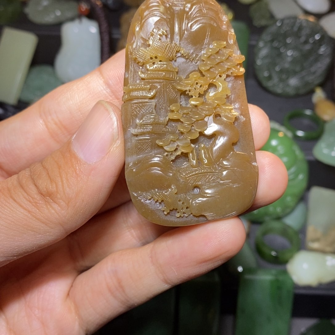 颈饰未镶嵌和田玉