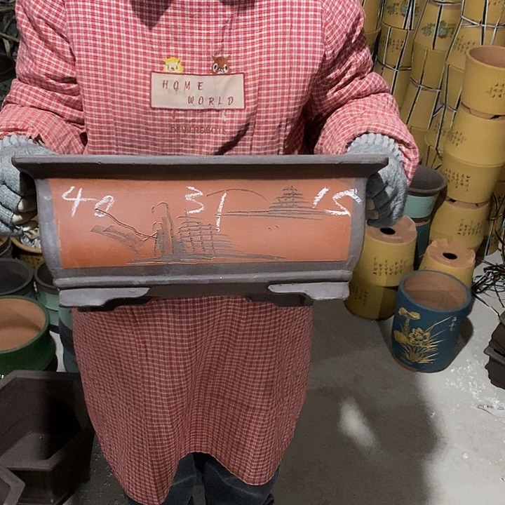 紫砂花盆紫砂花盆