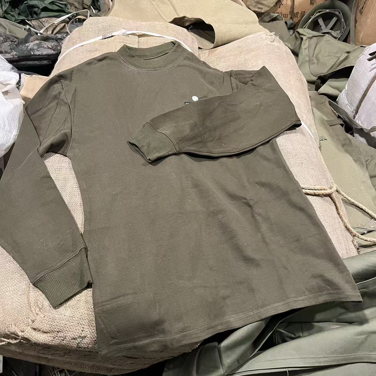 正品绿色针织内衣裤秋衣裤