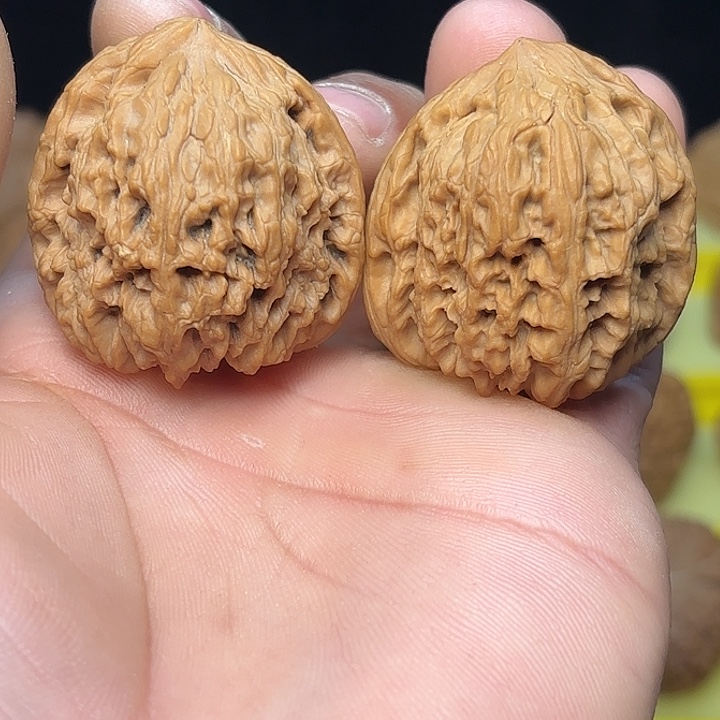 把件文玩核桃对歪三角39尺3