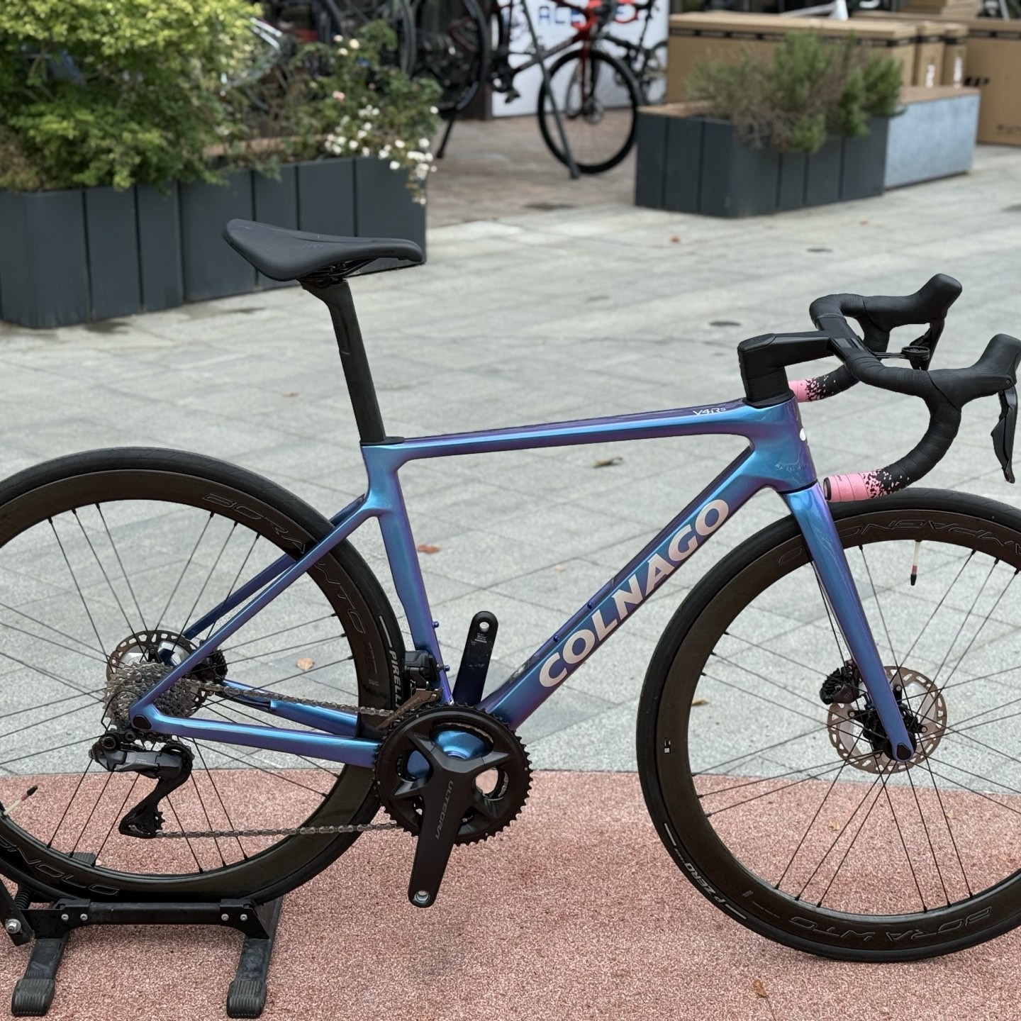 公路自行车碳纤维自行车梅花v4rs尺码455适合155-168左右