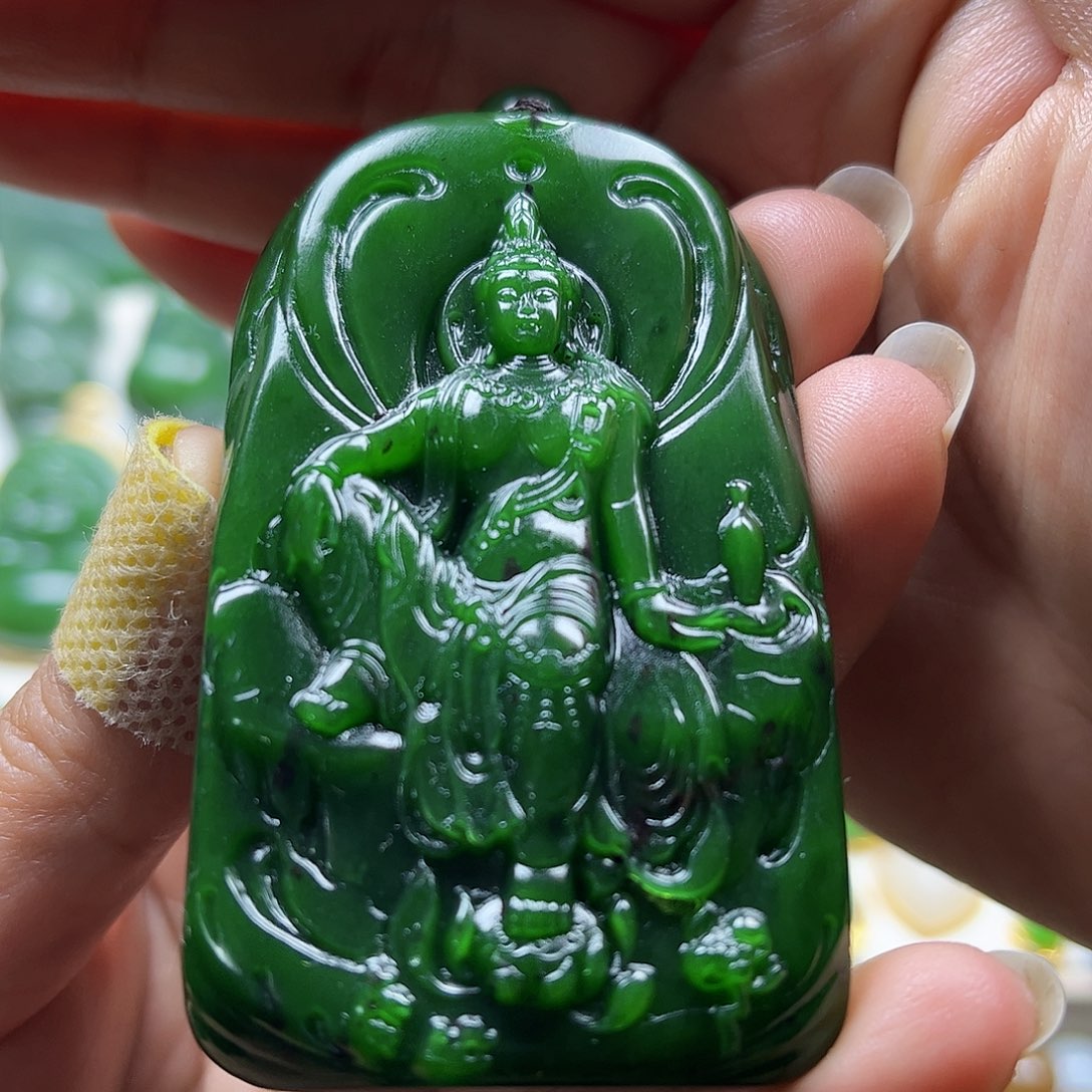 和田玉吊坠未镶嵌