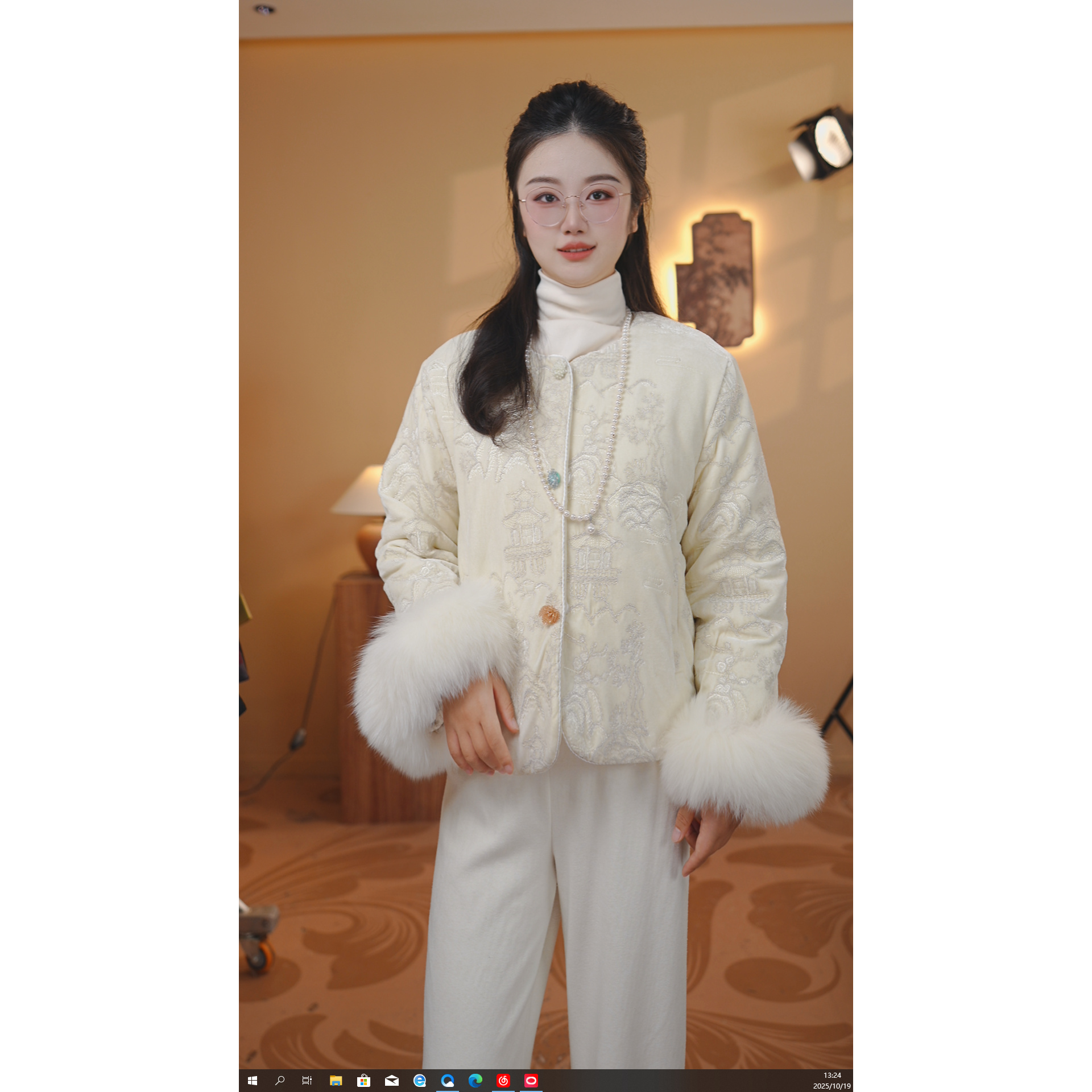 【雨桐】冬季国风新中式冬款棉服上衣女