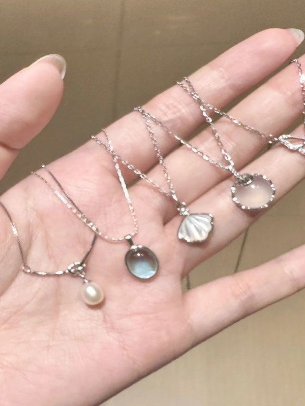 直播间扣号拍小众饰品项链手链