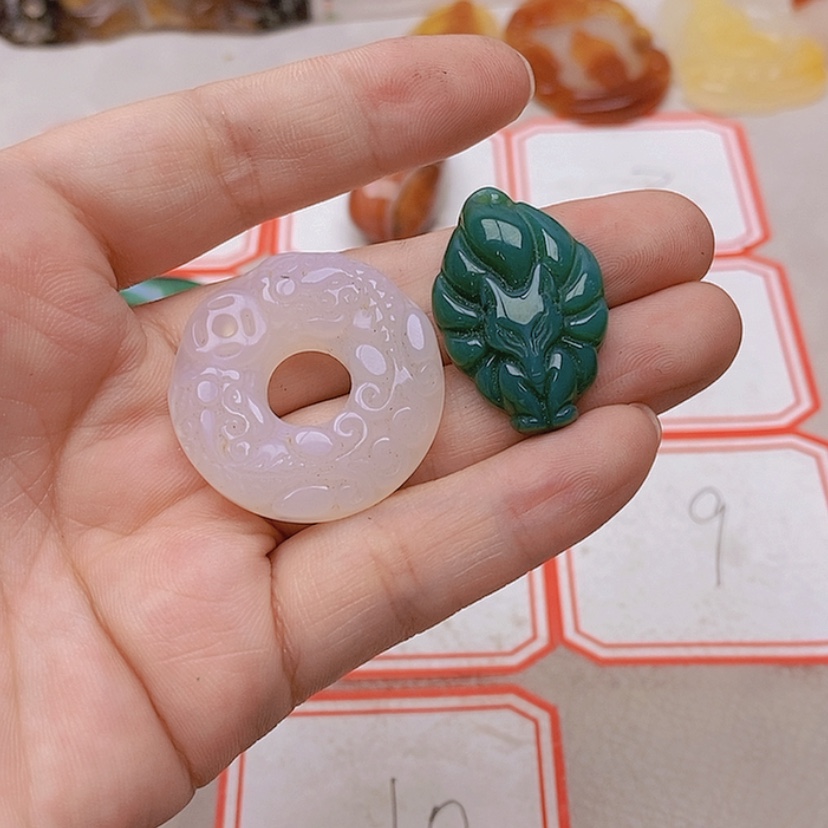 【闪购商品】玛瑙/玉髓未镶嵌珠宝半成品小*