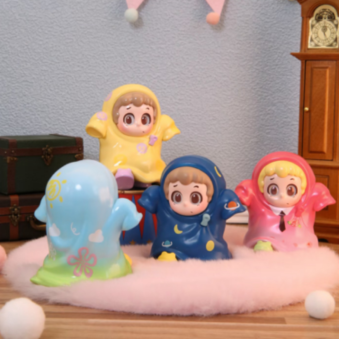 【沁沁拆盒】piny今夜不许睡系列盲盒潮玩手办