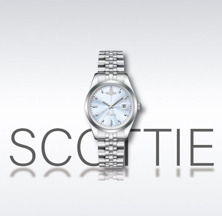 Scottie Watch【碎冰蓝】Ice blue--时尚轻奢女士小众精致腕表-9706