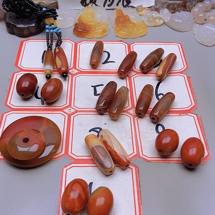 【闪购商品】未镶嵌玛瑙/玉髓珠宝半成品笑**生