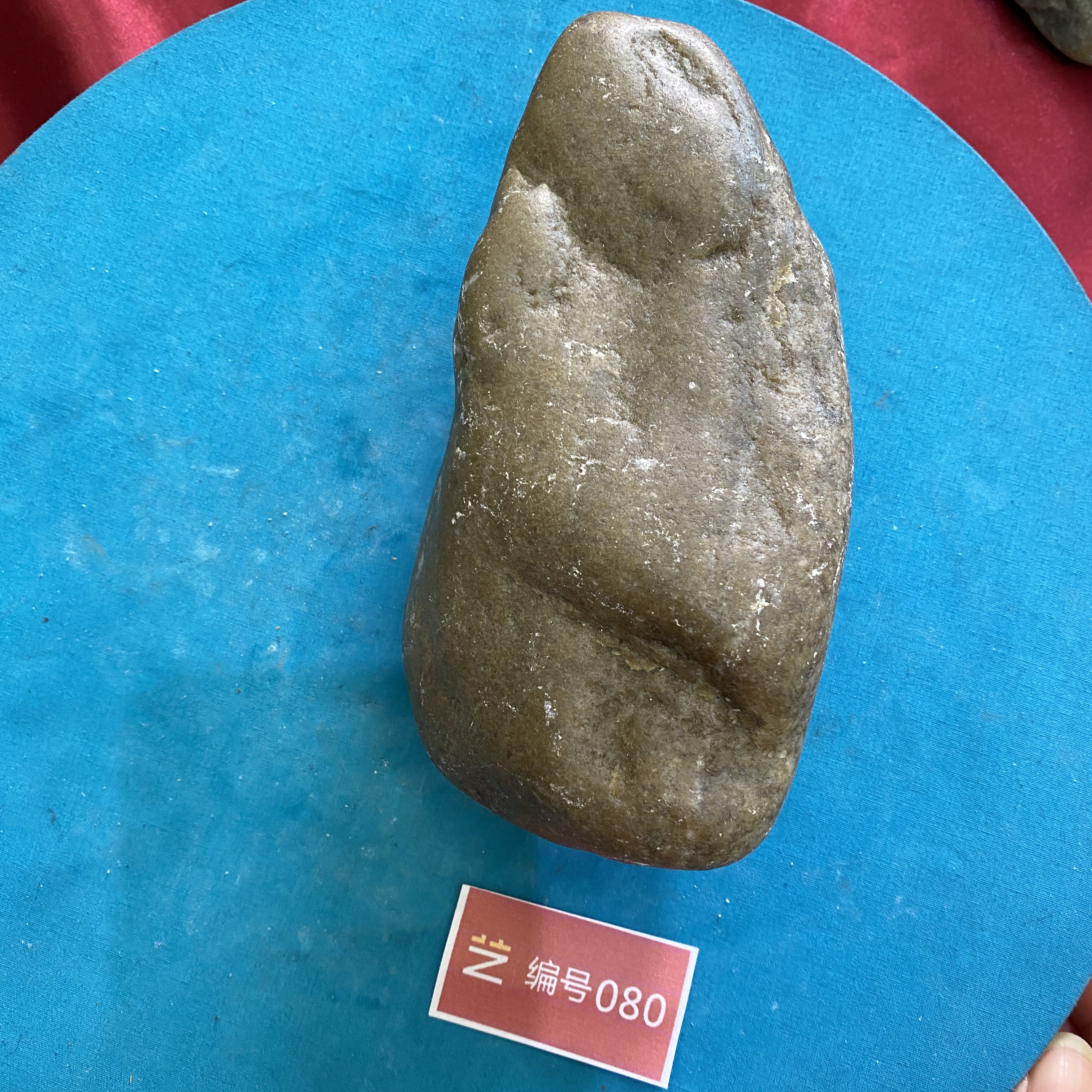 现货新疆玉料原石发一件编号080