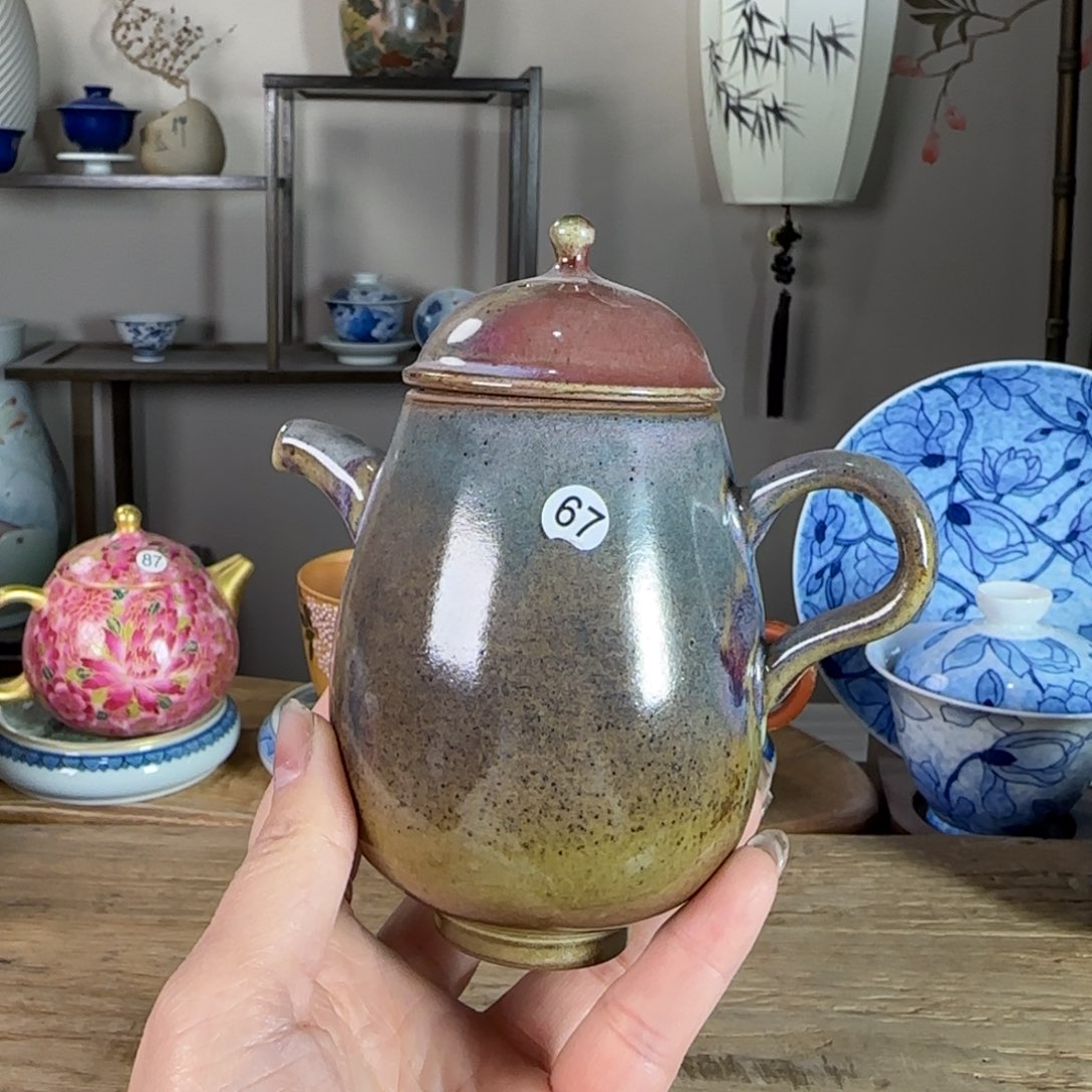 杯景德镇陶瓷柴烧多人