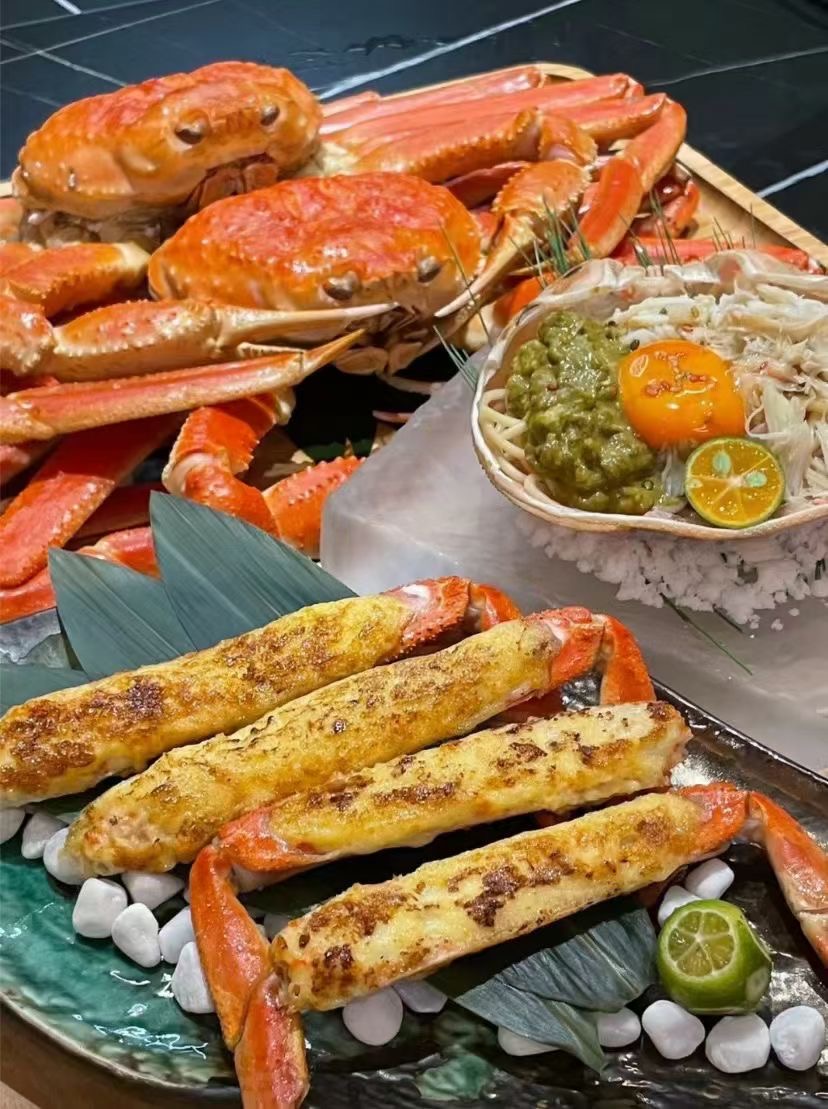 【直播现称】1冰鲜鱼虾蟹包鲜不包活 轻微掉角 松叶蟹不能冷冻慎拍
